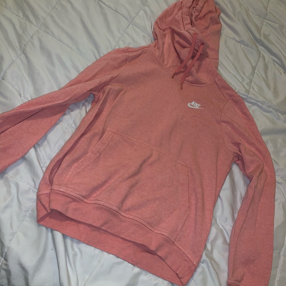 Pink NIKE hoodie size small
